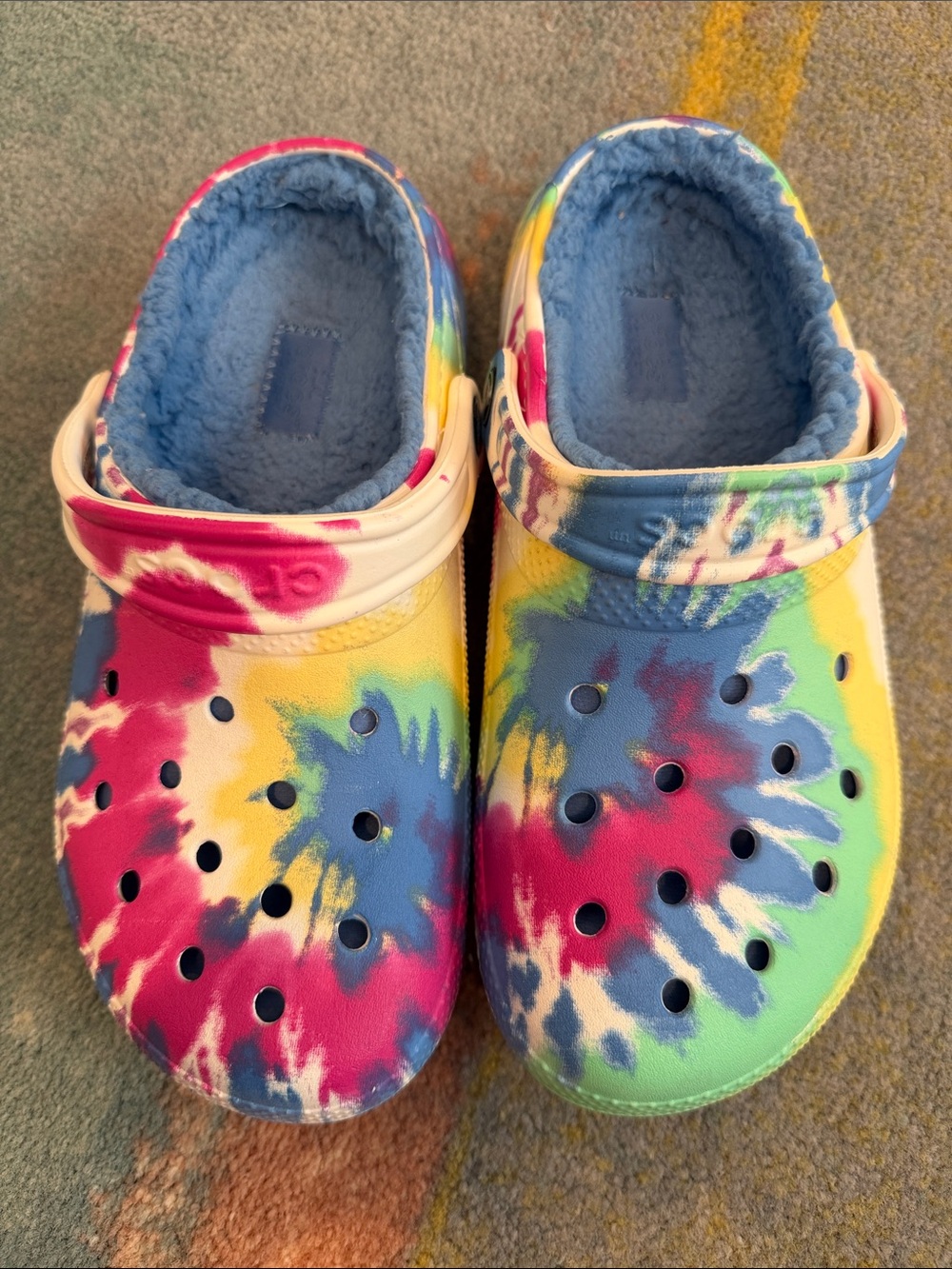 Fur lined croc